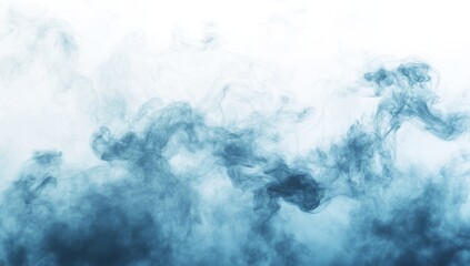 Wall Mural - Abstract Blue And White Smoke Texture Background Ideal For Design Projects And Artistic Visuals; Abstract Art Background For Creative Design Projects; Blue Smoke And White Backgrounds For Graphic