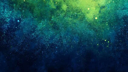 Wall Mural - Abstract Cosmic Nebula Background Texture Green Blue Dark Colors Perfect for Space Themed Designs,Background, Textures, Space, Nebula, Stars, Galaxy, Night Sky, Colors, Particles, Glitter, Glowing