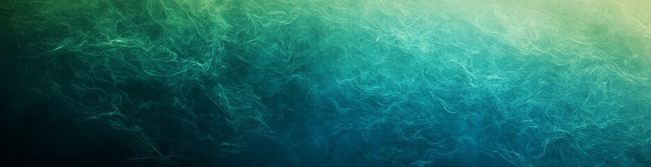 Wall Mural - Abstract Teal Green Blue Gradient Background Texture with Subtle Sparkles Perfect for Website Banner or Presentation Design