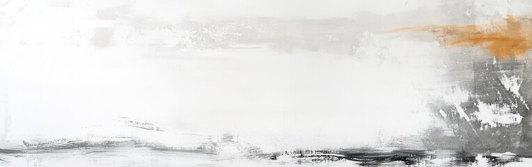Aufkleber - Abstract white composition featuring soft pencil texture conveying subtle emotions and movement across the canvas surface