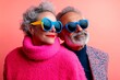 © R - Valentine's day, lovebirds couple: breathtaking striking image of loving latin midlife lovers. Commercial ad campaign creative. Sign of love and affection. Together forever. Flirting couple.