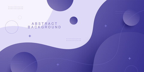Wall Mural - abstract minimal purple wave 3d background. simple wave color geometric pattern. modern banner desig