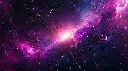 cosmic nebula glows in a vast galaxy, space exploration background art, for wallpaper