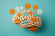 © TEERAPAT - Brain is full of innovative thoughts, generating ideas visible in bubbles