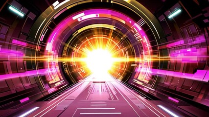 Wall Mural - futuristic digital network background