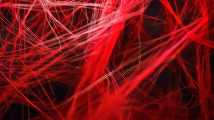 Abstract Red Threads Interaction