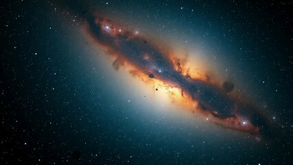 Wall Mural - galaxys allure lies in its immense size complexity and breathtaking interstellar views it offers