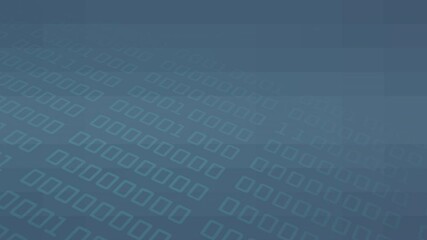 blue grey binary code online financial computing theme neutral background [4K]