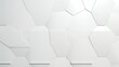© PikePicture - clean white hexagon texture background