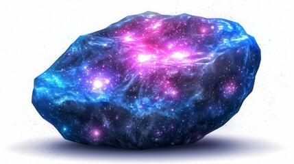 Wall Mural - cosmic rock, isolated, digital art