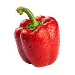 Wall Mural - A fresh pepper on PNG background