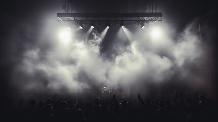 atmosphere black white smoke