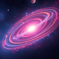 Wall Mural - abstract space background