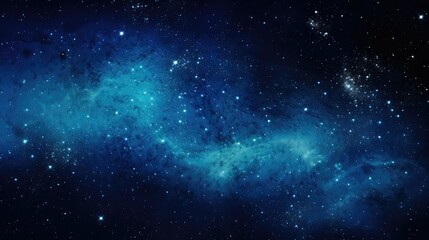 Wall Mural - sky blue starry night