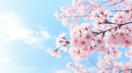 Wall Mural - blossoms vertical spring flower background