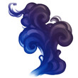 © Karl - abstract blue smoke on transparent background