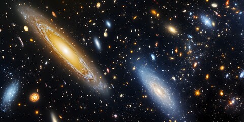 Wall Mural - space galaxy with stars