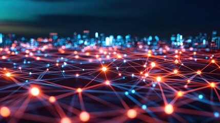 City Network at Night