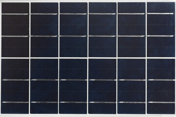 Closeup of a textured solar panel revealing intricate energy collection patterns
