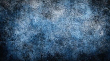 Wall Mural - A dark blue and black gradient background with a smooth noise texture effect, creating a modern and moody atmosphere.