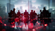 © Swaroop - Executive Business Meeting Background with Professional Gradient for Branding