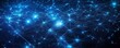 © Darren - Blue digital network with glowing connections- representing the power of technology and global connectivity. The dark background highlights the light from each connection.