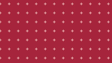Wall Mural - Dynamic Cross Pattern Vector Animation