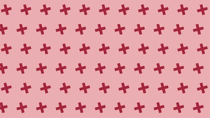 Wall Mural - Dynamic Cross Pattern Vector Animation