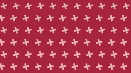 Wall Mural - Dynamic Cross Pattern Vector Animation