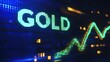 © Vodkaz - Dynamic visualization of gold market trends with vibrant data representation.