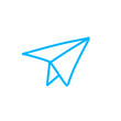 © Arizal - airplane paper Related Vector Line Icon