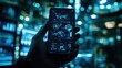 © yusufadi - Futuristic Data Analysis on Smartphone