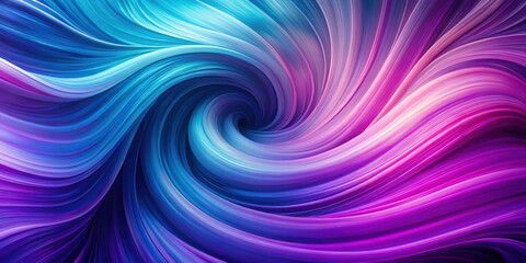 Poster - Abstract Swirling Lines of Vibrant Blue, Purple, and Pink Hues Create a Dynamic and Captivating Visual Experience