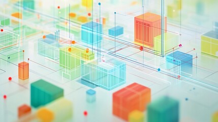 Leinwandbilder - Highresolution visualization of ecommerce platform highlighting product catalog management customer experience journey