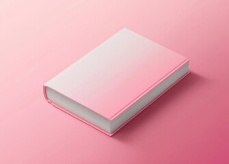 Wall Mural - elegant pink gradient cover design template for book and presentation layouts