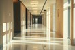 © Andrey - Surveillance camera monitors activity in modern hallway of a commercial building during daylight hours