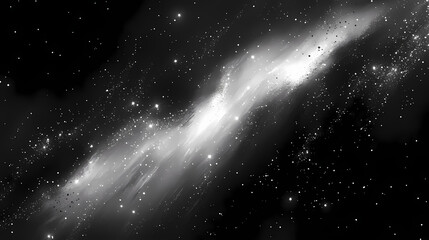 Wall Mural - celestial spectacle of milky way galaxy sprawling across charcoalhued night sky stars twinkling with