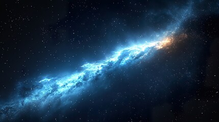Wall Mural - Starry Sky and a Ray of Light
