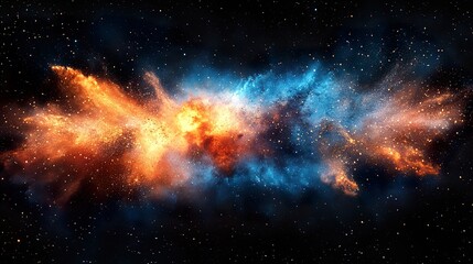 Wall Mural - Space Explosion Effect
