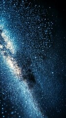Wall Mural - Captivating view of a galaxy filled with bright stars and cosmic dust in a dark night sky