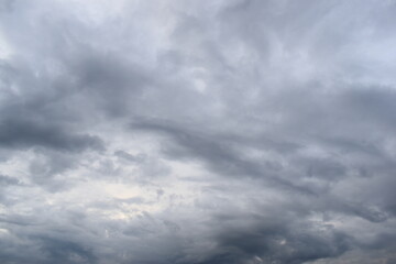 Wall Mural - blue sky and white cloud background, cloudy in rainny season