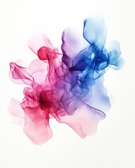 Poster - Ethereal Emotional Intelligence Mindful Watercolor Flow Visualization for Mental Health Branding and Wellness Tech Storytelling