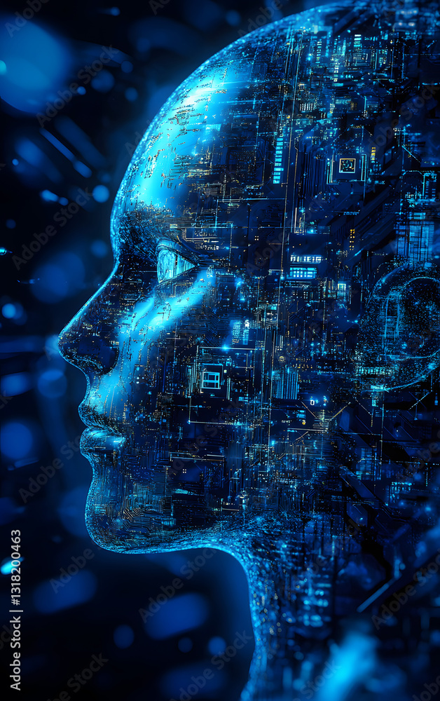 Interact with AI artificial intelligence virtual assistant chatbot in ...