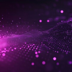 Wall Mural - a mesmerizing abstract background showcasing purple waves and sparkling light effects. perfect for t