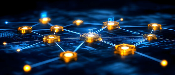 Global network connection, data flow