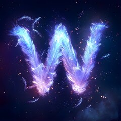 Wall Mural - abstract night sky bursts with bright star explosions, a cosmic celebration of light in a fun, galax