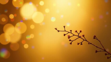 Leinwandbilder - A composition featuring abstract sparkling bokeh lights with colorful prism effects and blurred shapes, forming a dreamy background.