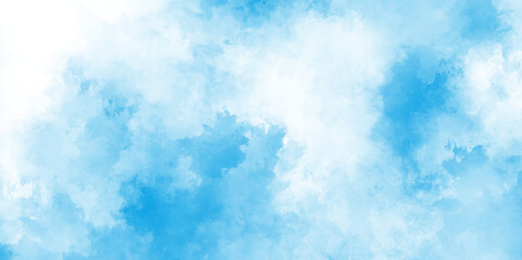 Wall Mural - hand painted light blue background with watercolor, abstract watercolor scraped grungy background, m