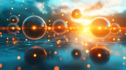 A digital network.