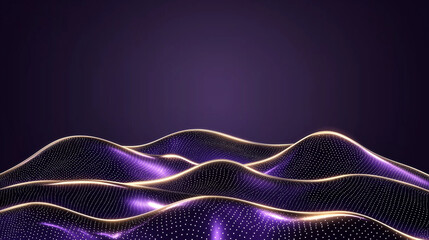 Wall Mural - abstract digital terrain: a captivating digital landscape, undulating like a mesmerizing terrain, re
